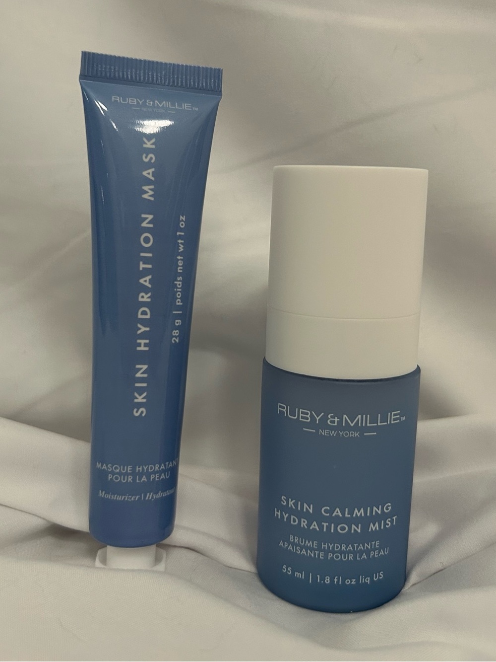RUBY & MILLIE Skin Calming Hydration Mist + Hydration Mask NWT/Sealed